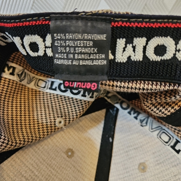 Volcom Houndstooth Check Cap S/M - Picture 6 of 8